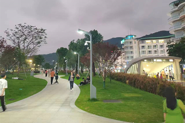 深圳大梅沙片區(qū)項(xiàng)目項(xiàng)目合計(jì)100余套智慧路燈，助力智慧景區(qū)建設(shè)